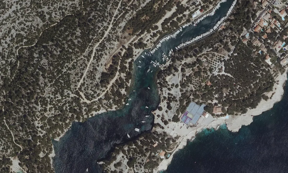 Flyfoto av Port Miou (Calanque) Bouy