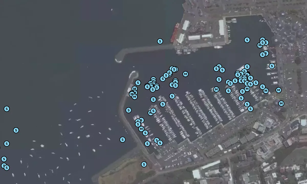 Satelite image of Port Moselle Marina