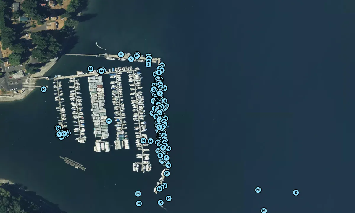 Satelite image of Port of Brownsville Marina