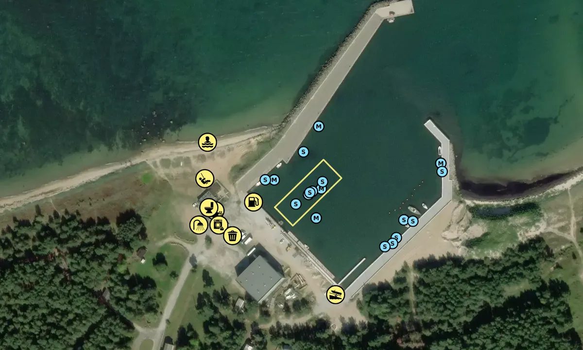 Satelite image of Port of Dirhami