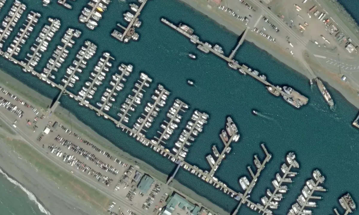 Flyfoto av Port of Homer Deep Water Dock