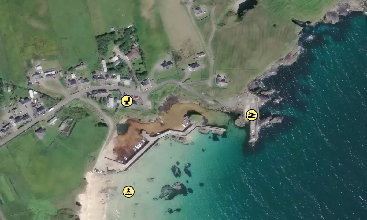 Satelite image of Port of Ness