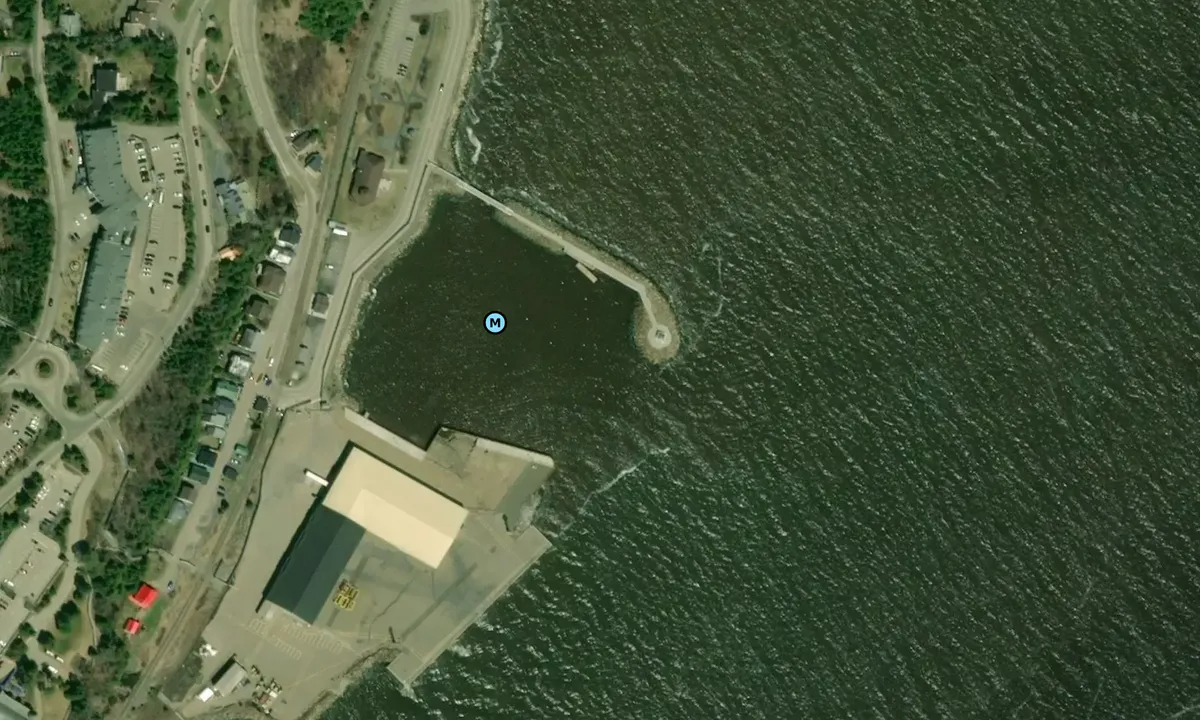 Satelite image of Port of Pointe-au-Pic