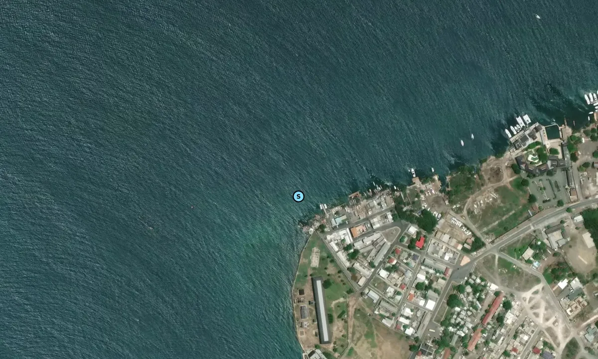 Satelite image of Port Royal Customs Dock