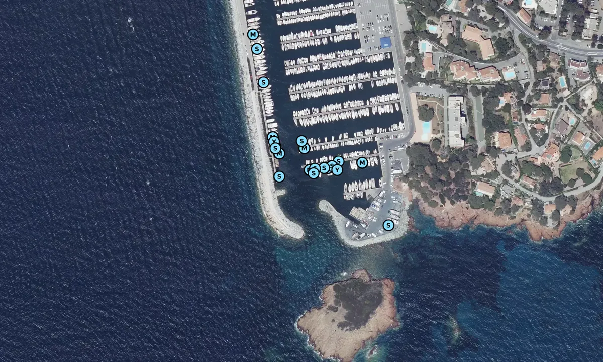 Satelite image of Port Santa Lucia-South Harbor