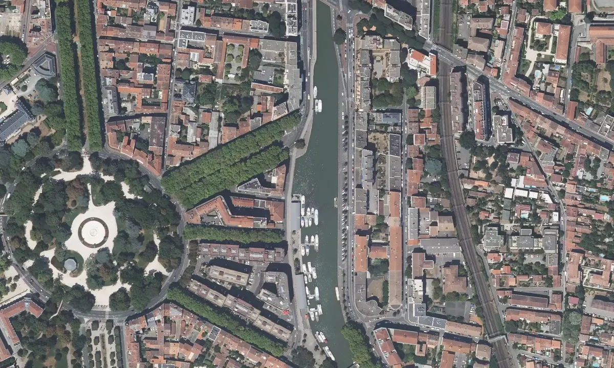Satelite image of Port St Sauveur