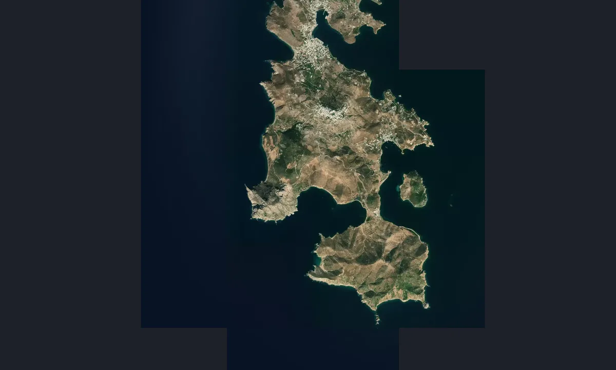 Flyfoto av Port Stavros