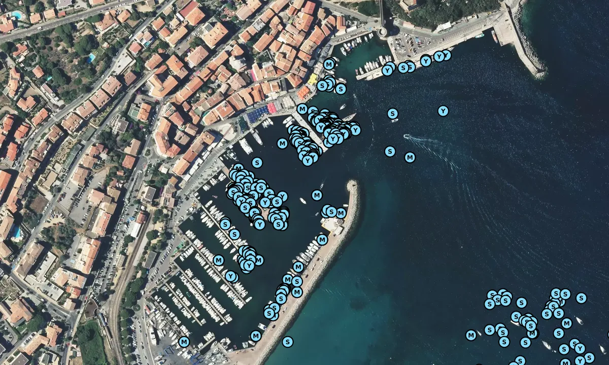 Satelite image of Port Xavier Colonna