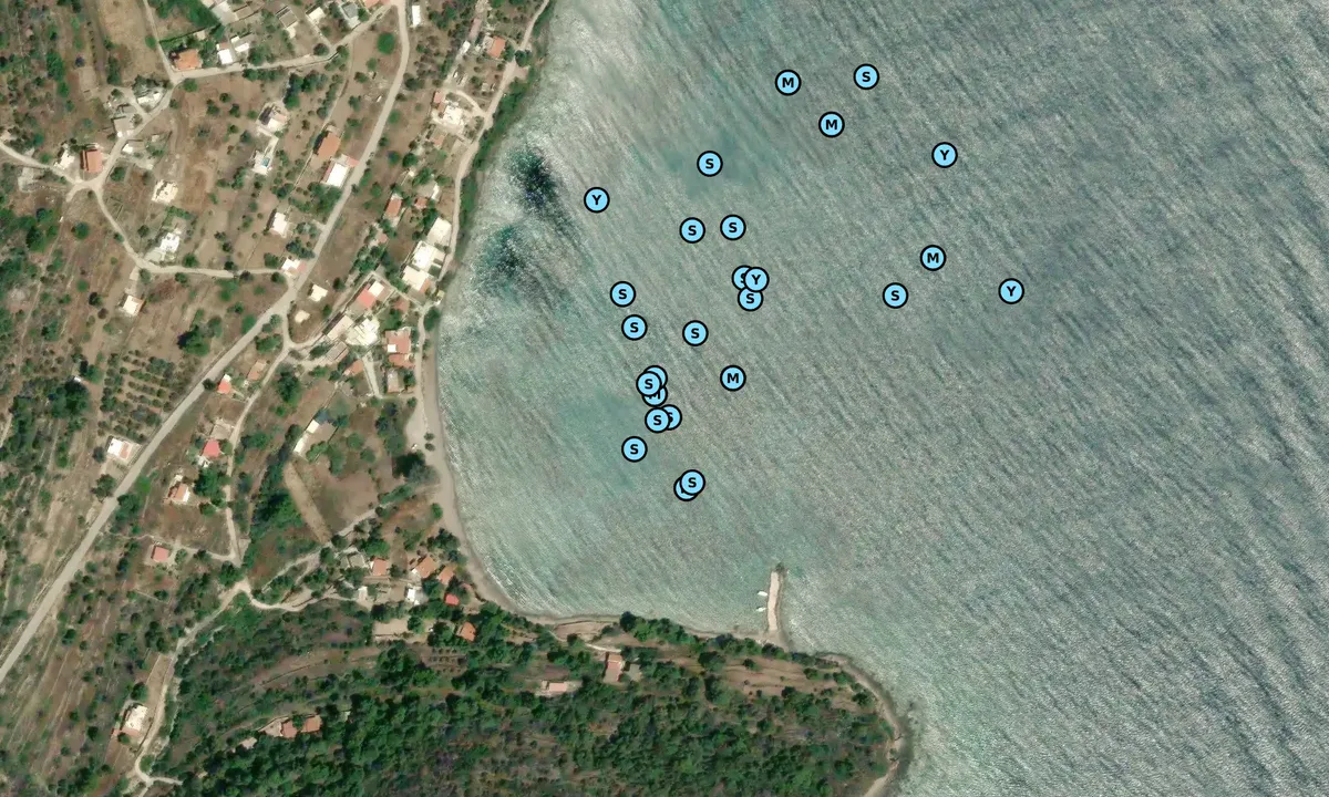 Satelite image of Portes bay