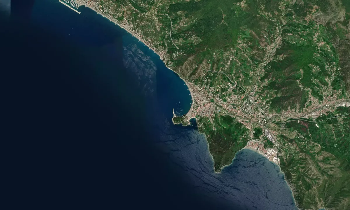 Flyfoto av Porticciolo di Sestri Levante
