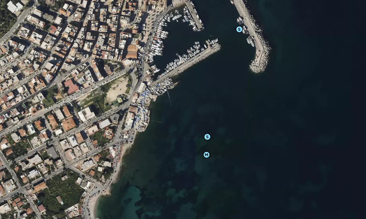 Satelite image of Porticello - Santa Flavia