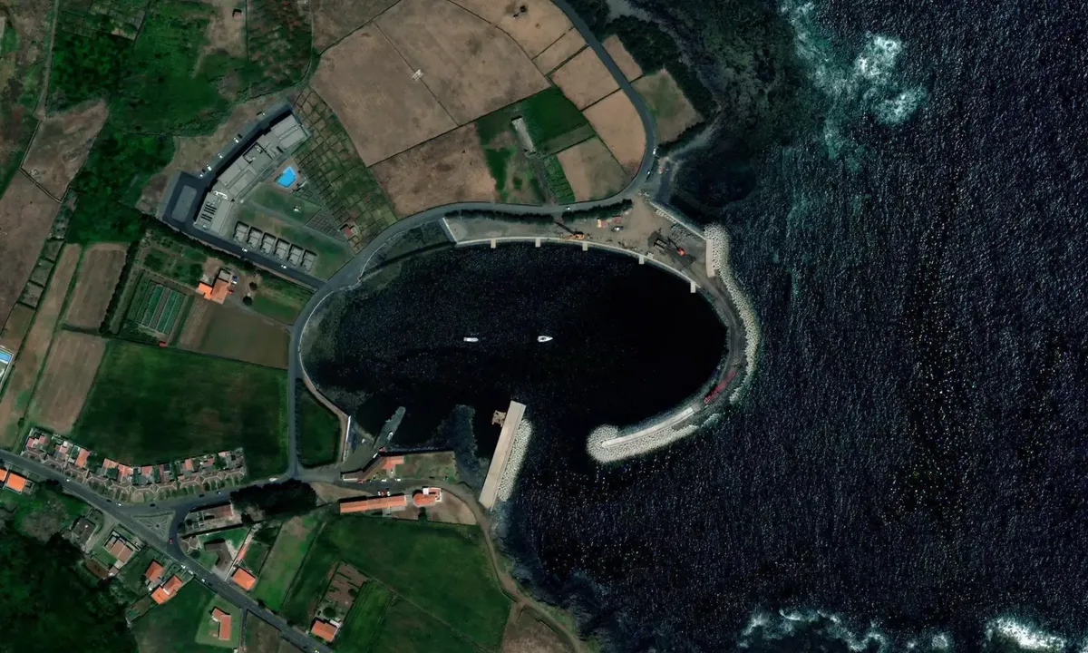 Satelite image of Portinho da Barra-Graciosa