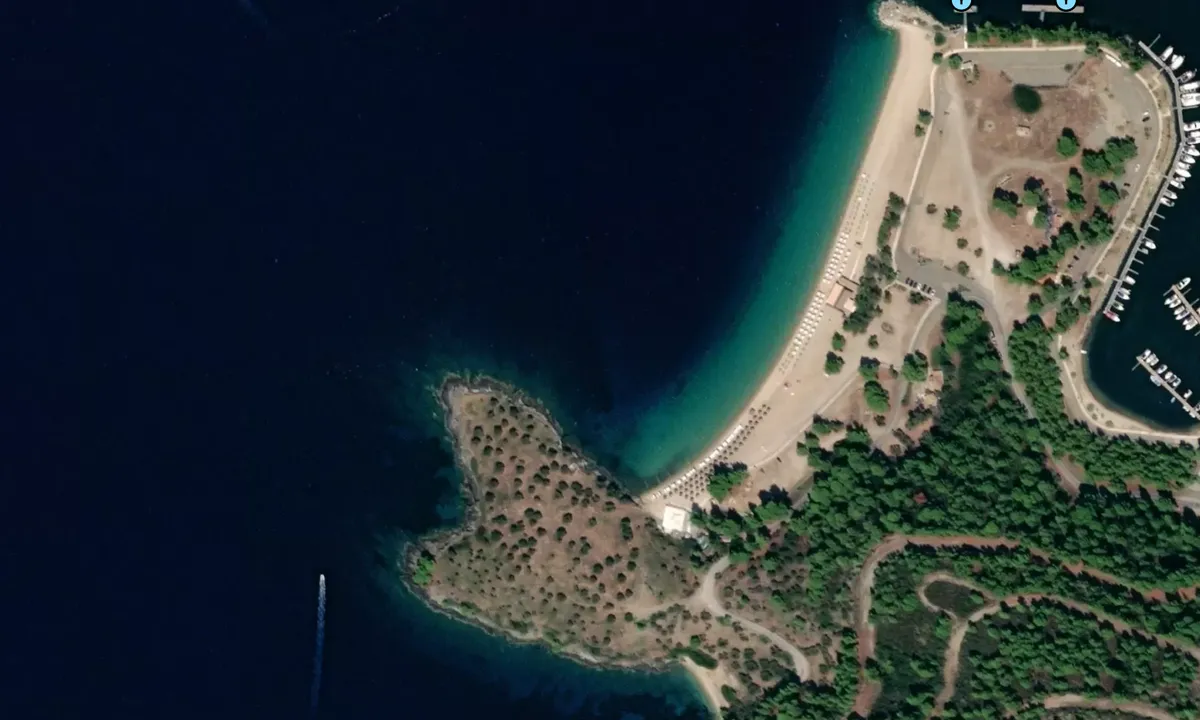 Satelite image of Porto Carras