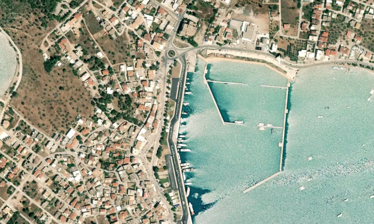 Flyfoto av Porto Cheli Municipal Quay
