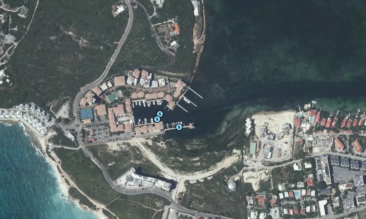 Satelite image of Porto Cupecoy Yacht Club