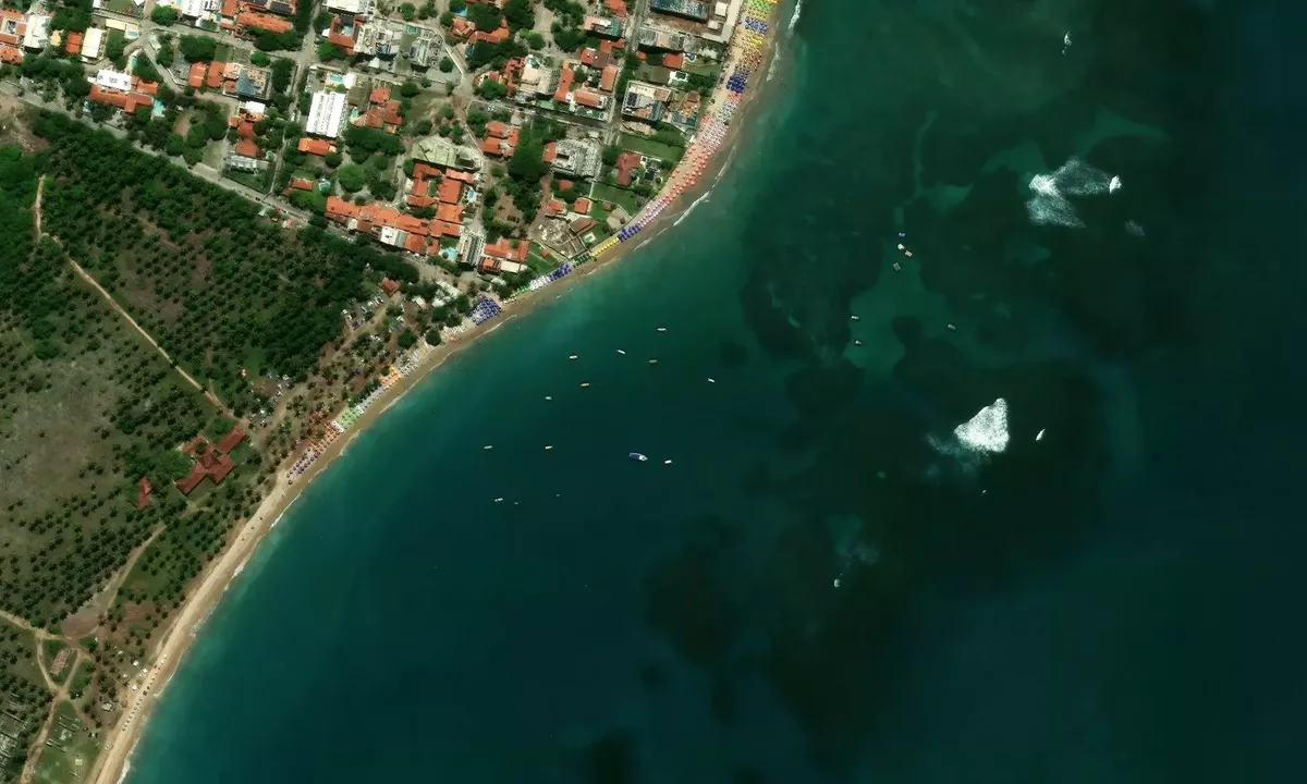 Satelite image of Porto de Galinhas