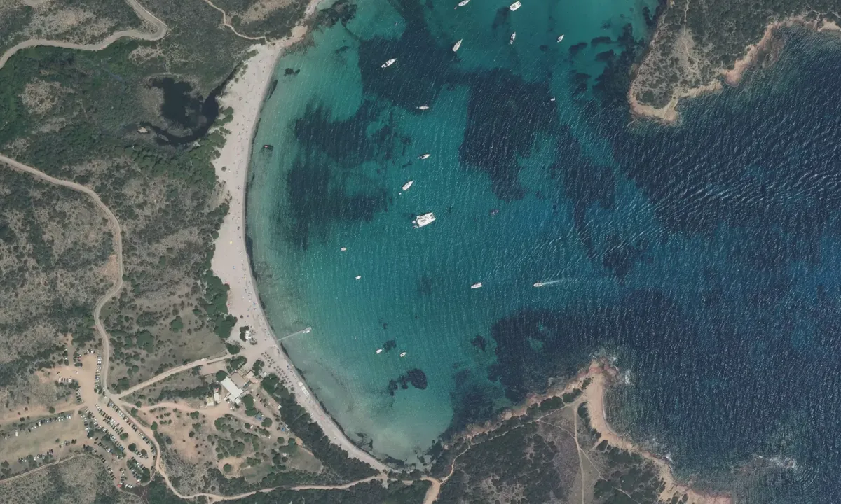 Flyfoto av Porto de Rondinara