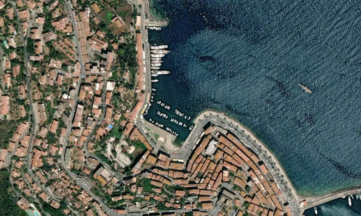 Flyfoto av Porto della Pilarella