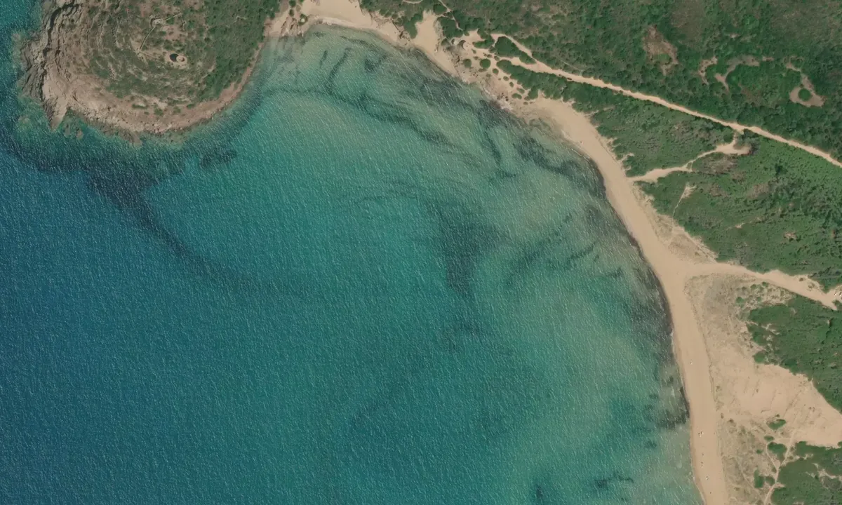 Flyfoto av Porto Ferro 1