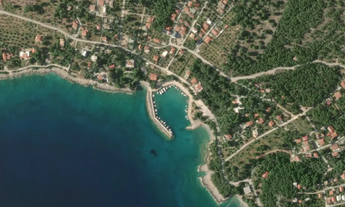 Satelite image of Porto Germeno