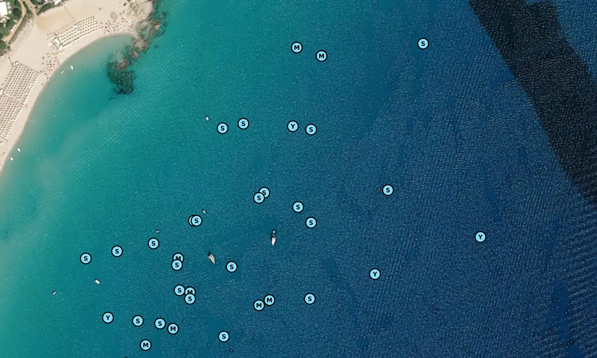 Satelite image of Porto Giunco