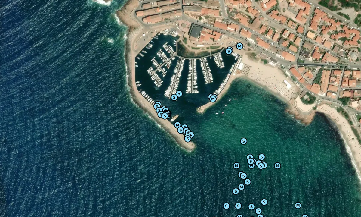 Satelite image of Porto Isola Rossa