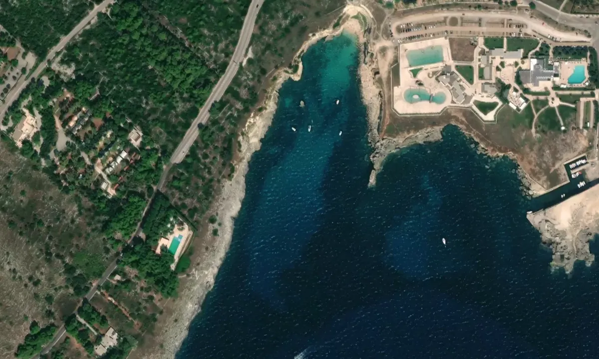 Satelite image of Porto Miggiano