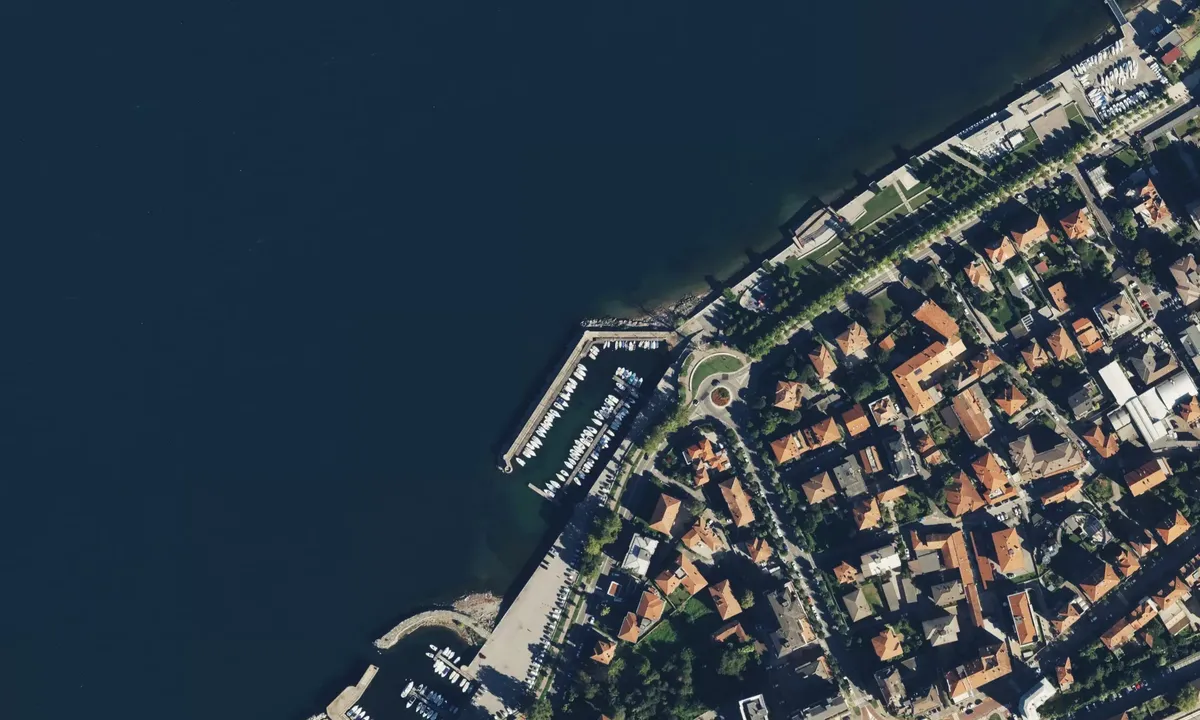 Satelite image of Porto Nuovo Luino