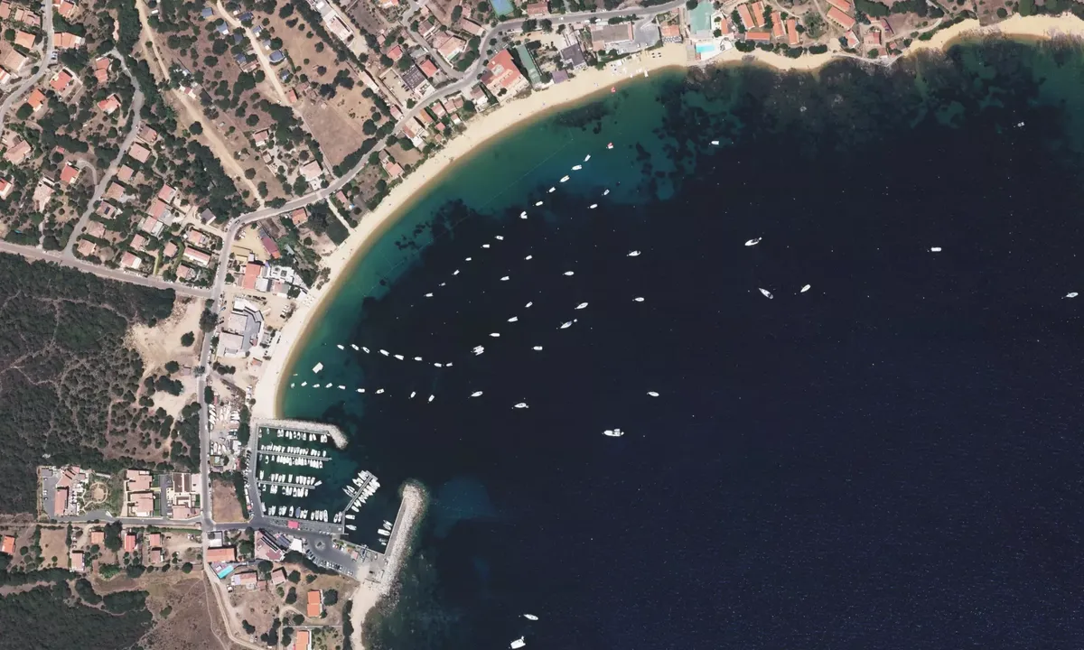 Flyfoto av Porto Pollo