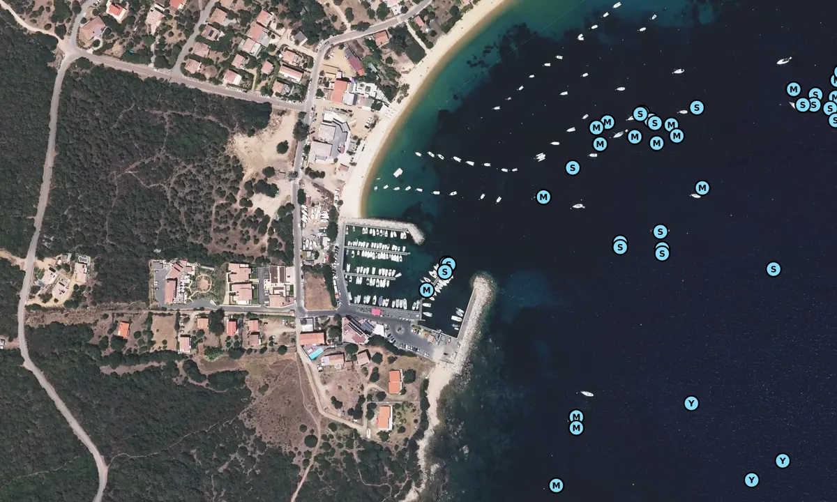 Satelite image of Porto Pollo - Olivese