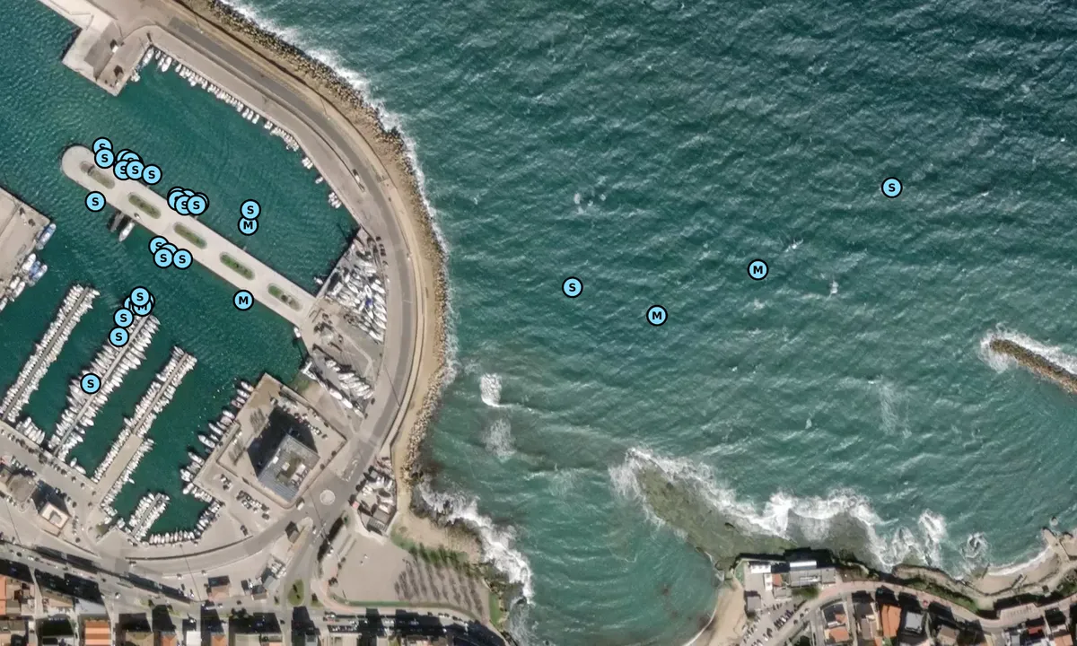 Satelite image of Porto Torres