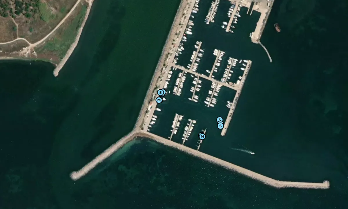 Satelite image of Porto Turistico di Oristano