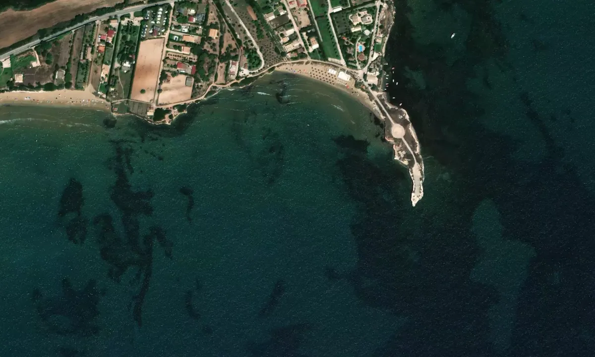 Flyfoto av Porto Ulisse Beach