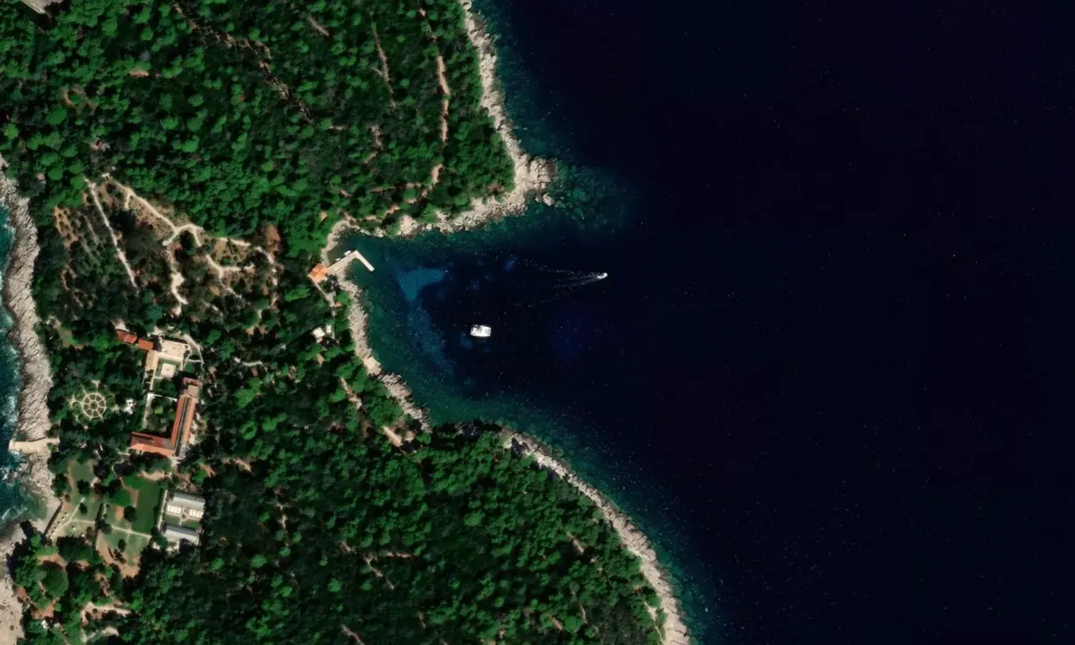 Flyfoto av Portoč