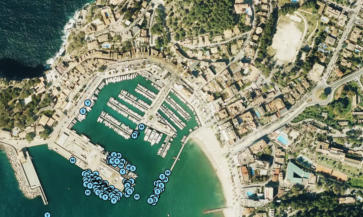 Satelite image of Ports IB Soller