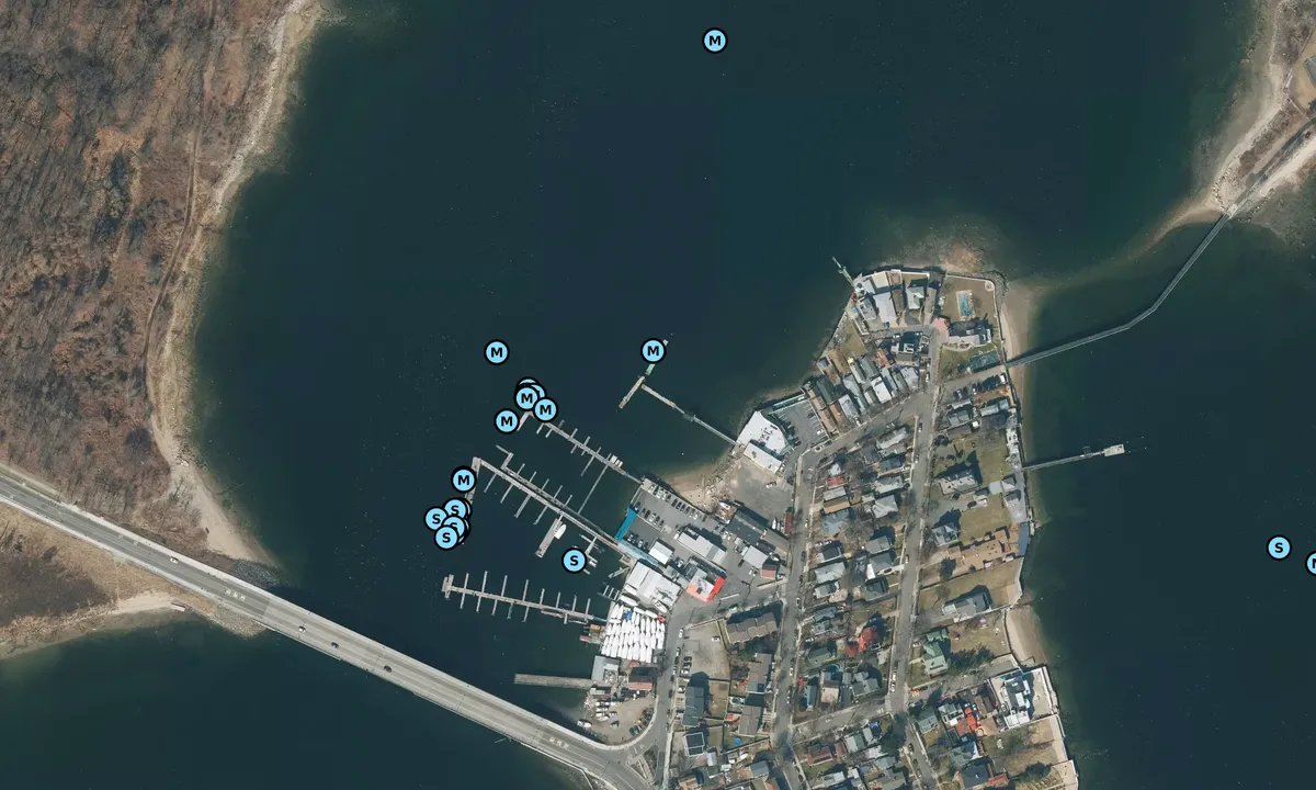 Satelite image of Portside Marina - Bronx