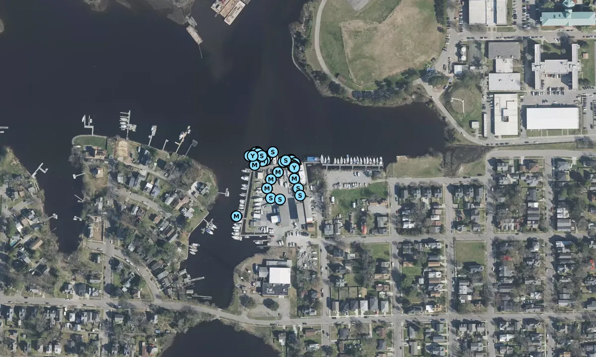 Satelite image of Portsmouth Boating Center