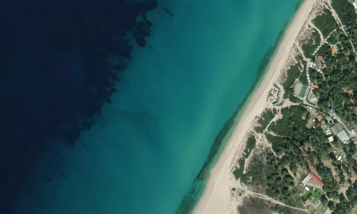 Flyfoto av Possidi Cape