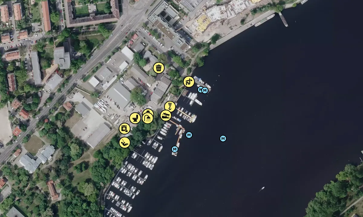 Satelite image of Potsdam Yachthafen - Brandenburg