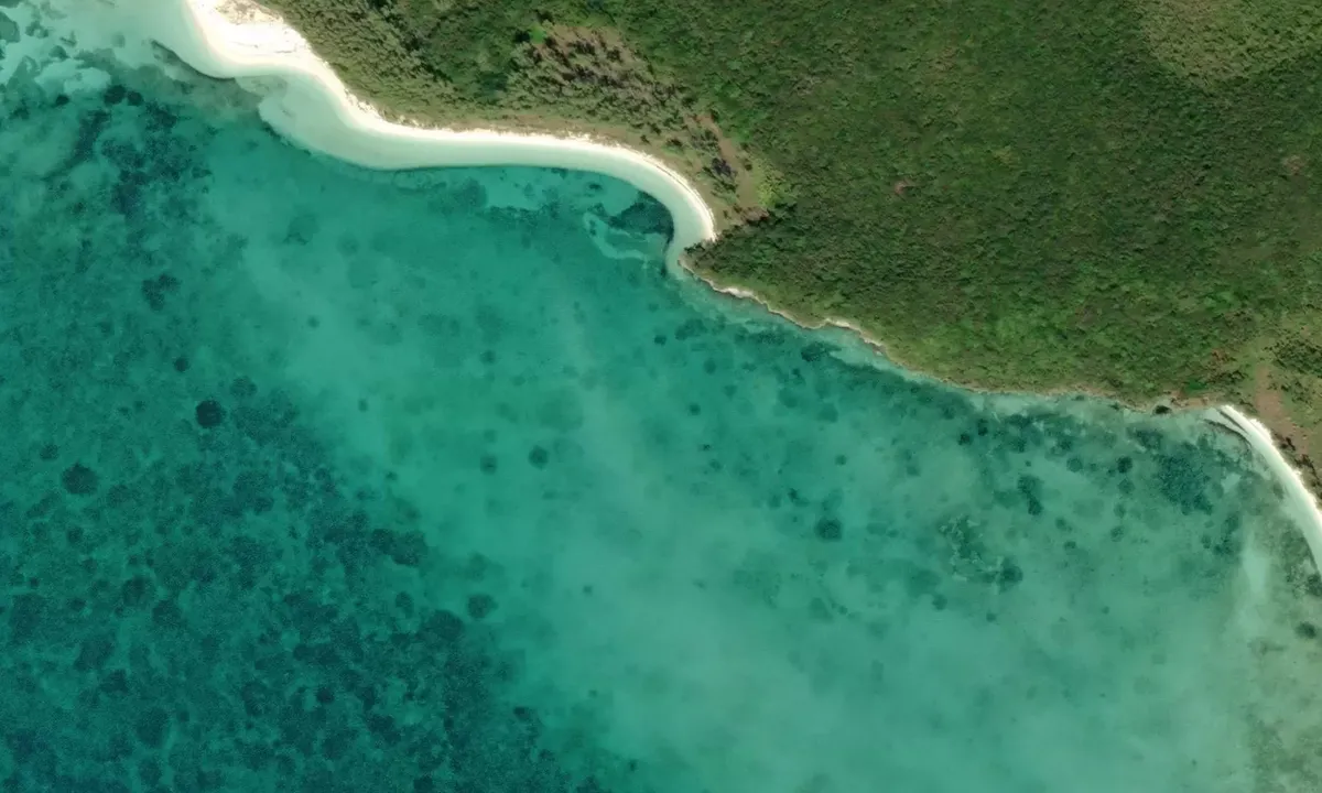 Satelite image of Powell Cay - Coopers Town