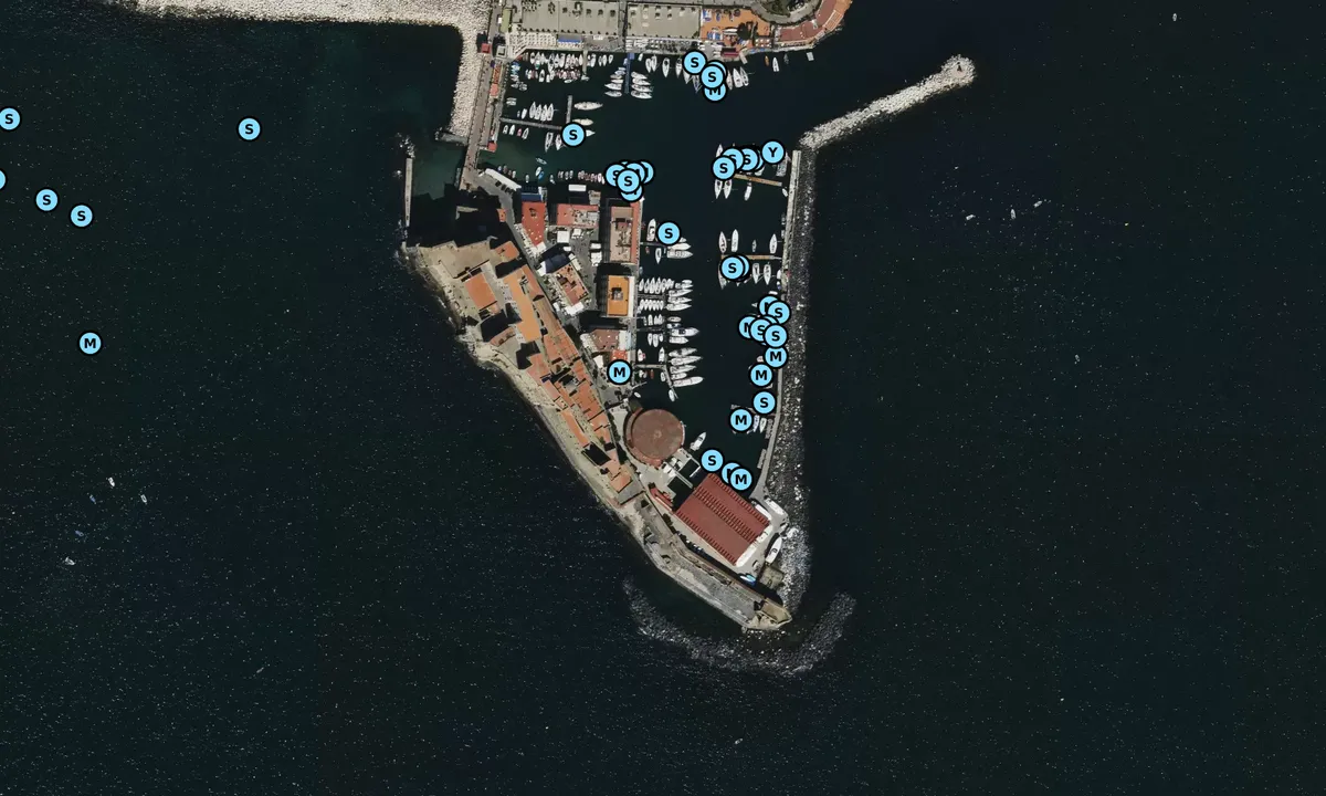 Satelite image of Powerboat Italia - Napoli
