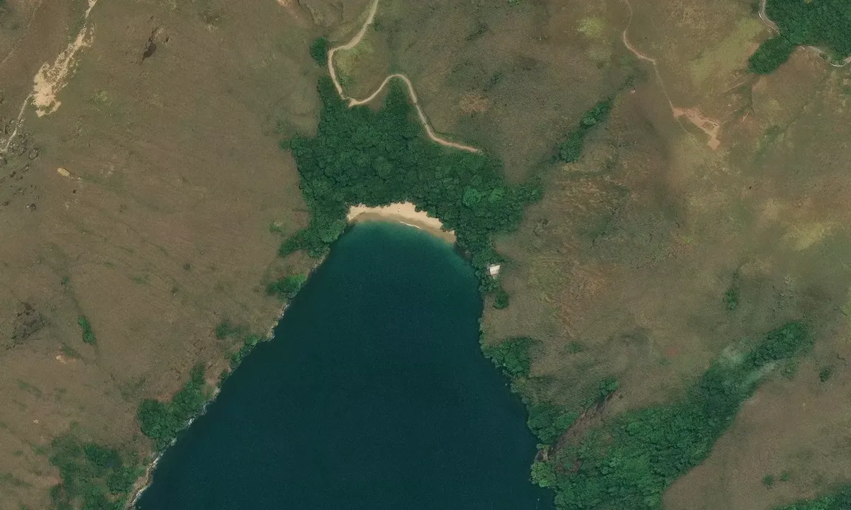 Satelite image of Praia da Sororoca