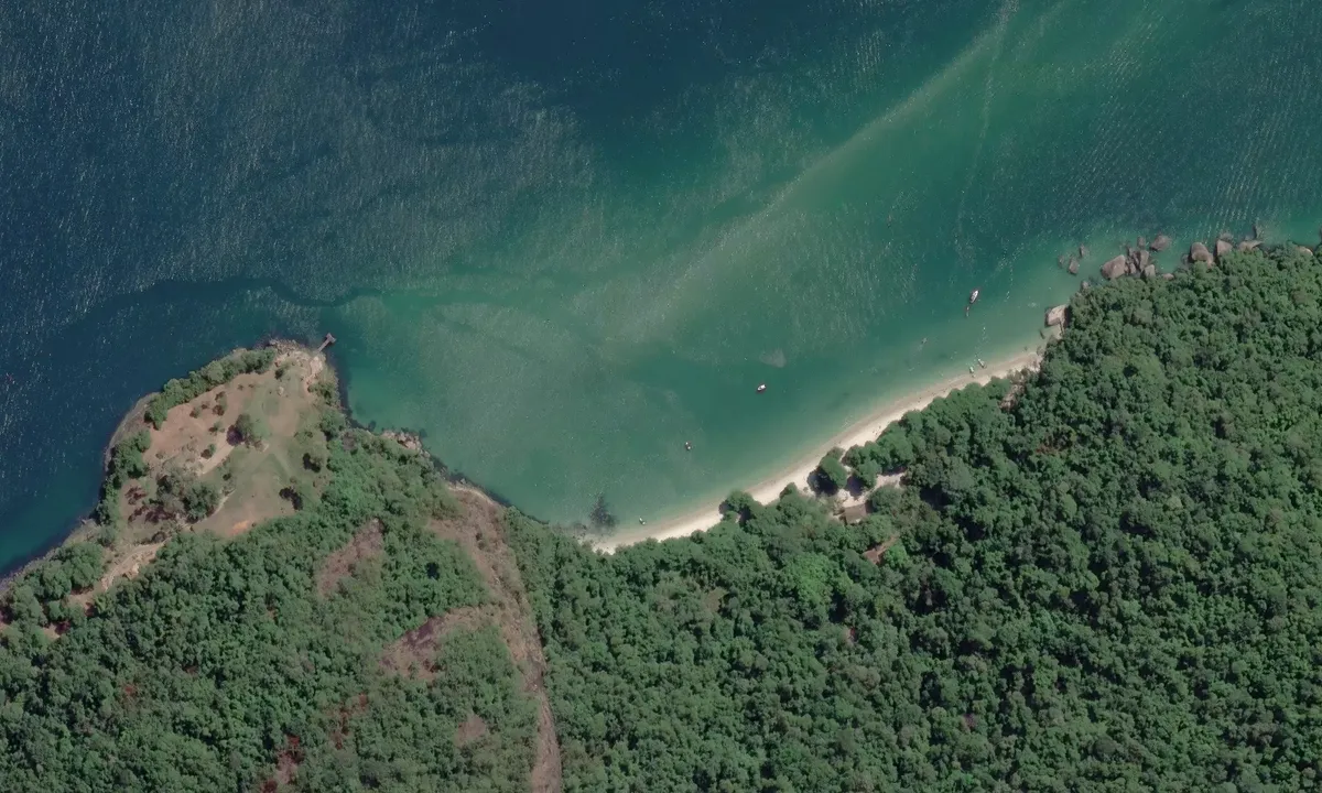 Satelite image of Praia da Tapera - Mangaratiba