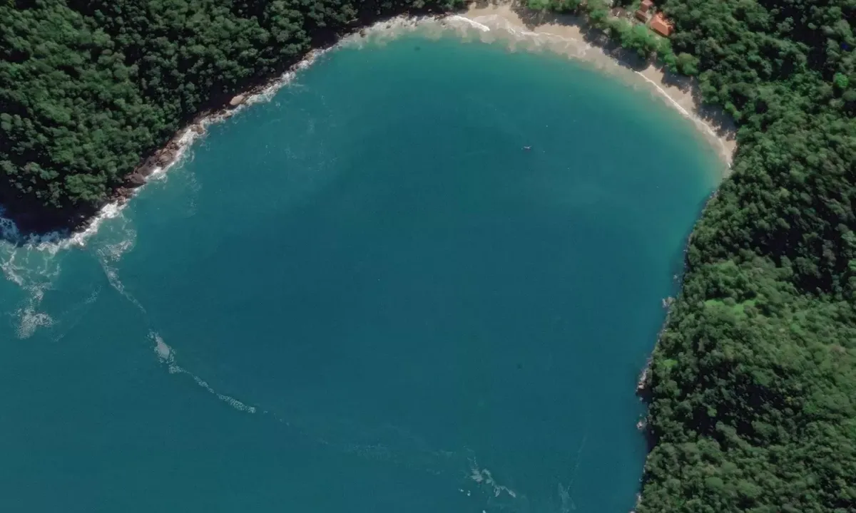 Satelite image of Praia das Setes Fontes