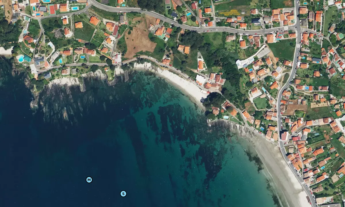 Satelite image of Praia de Area Fofa