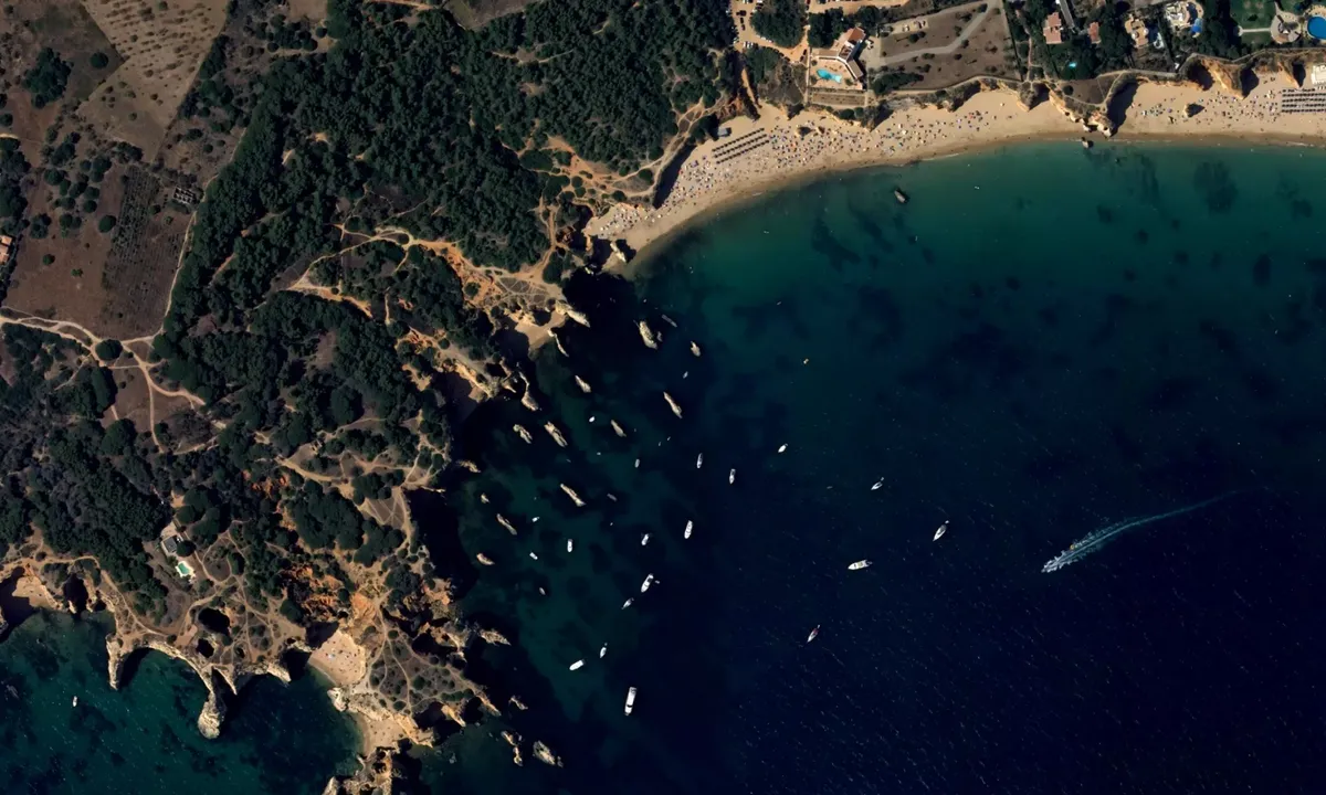Flyfoto av Praia de Boião
