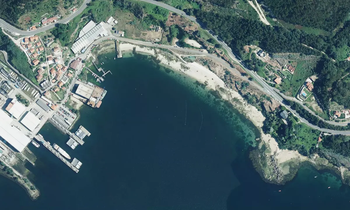 Flyfoto av Praia de Borna