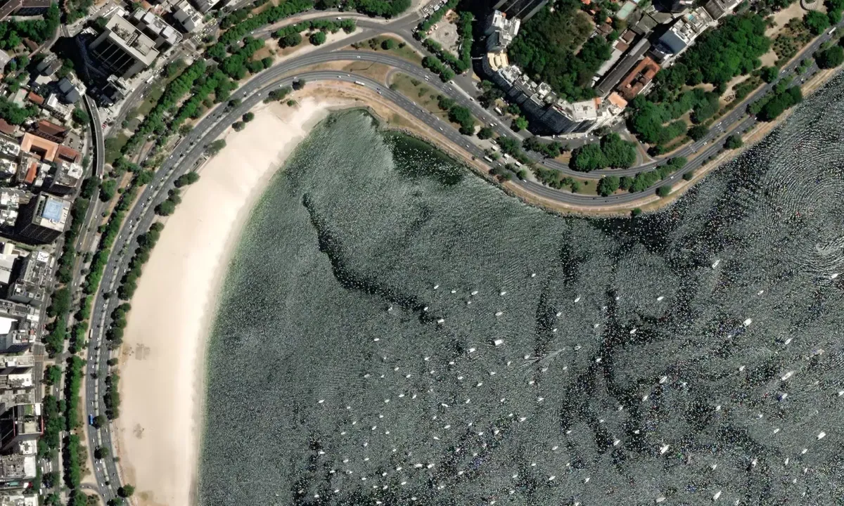 Flyfoto av Praia De Botafogo