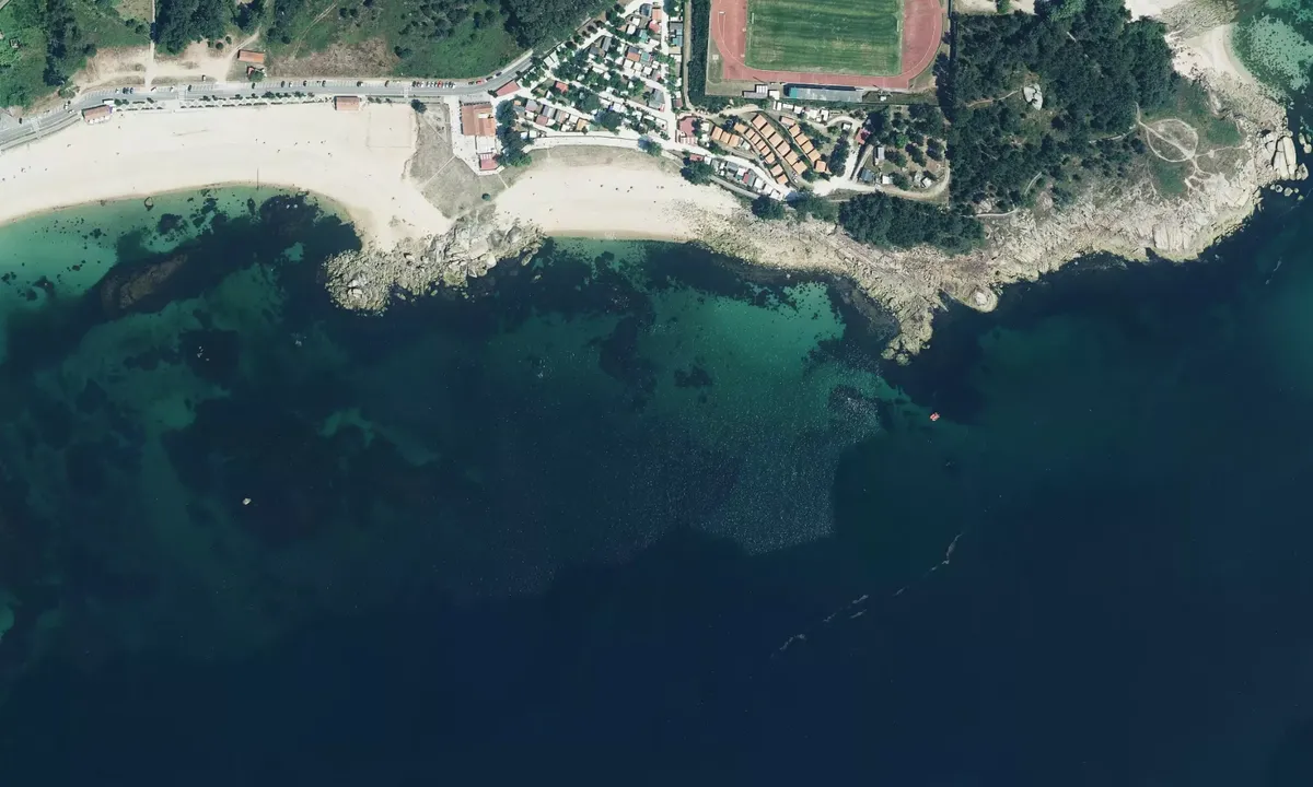 Flyfoto av Praia de Cabio