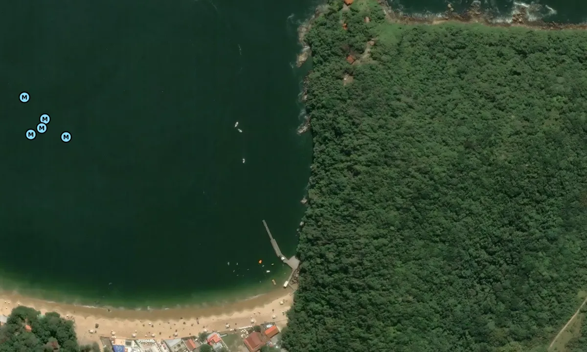 Satelite image of Praia de Laranjeiras